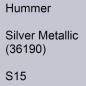 Preview: Hummer, Silver Metallic (36190), S15.